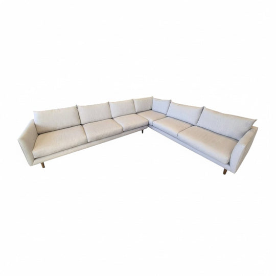 Two-piece Modular Fanuli Sofa in Alabaster