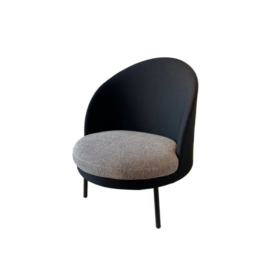 Jules Black Occasional Armchair, Arflex