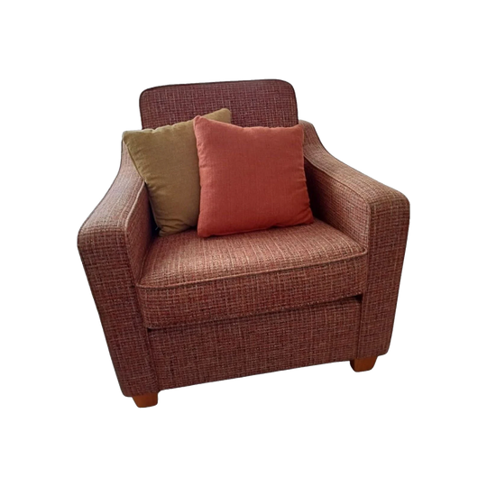 Macquarie Armchair – Structural Timber, Adjustable Foam Cushion, Wool