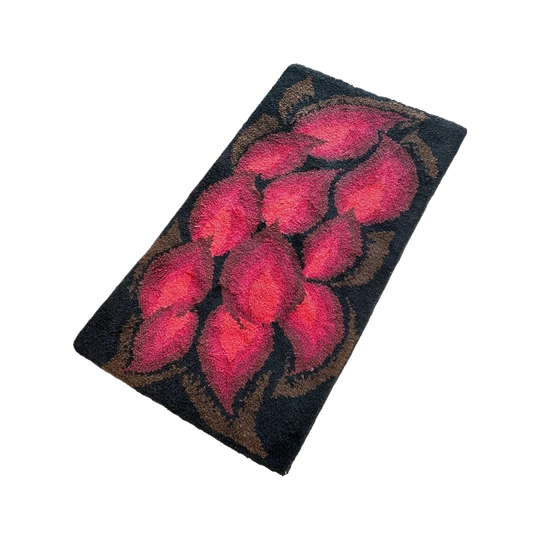 Danish Mid-Century Flokati Floor Rug, 133 x 70 cm