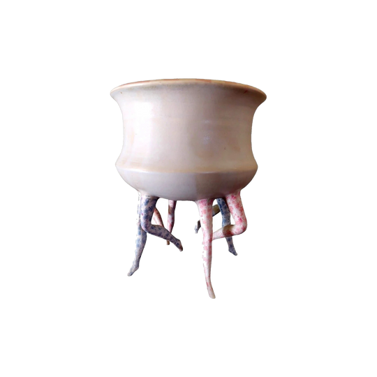 Michaela Kloeckner Exhibition Bowl with Women's Legs Base