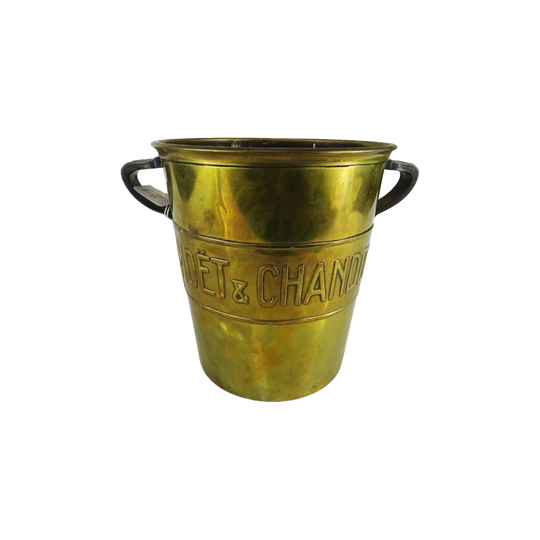Moët & Chandon Vintage French Brass Champagne Bucket, 19 cm H
