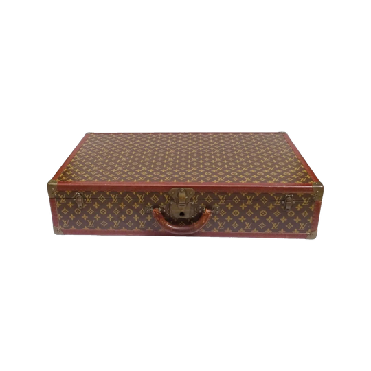 Early 20th Century French Louis Vuitton Suitcase – Monogram Canvas, Brass Hardware