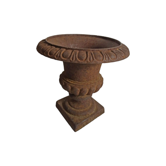 Early 20th Century French Cast Iron Garden Urn