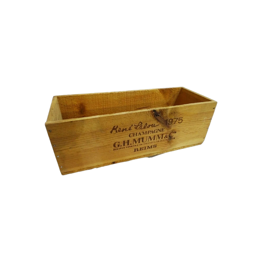 Vintage French Mumm Champagne Crate
