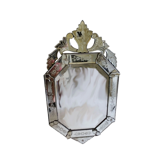 Vintage Italian Venetian Mirror, c. 1930s
