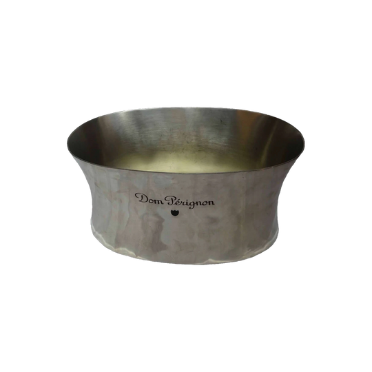 Vintage Dom Perignon Solid Pewter Multi-Bottle Champagne Bucket with Twin Magnum Supports (CB 266)