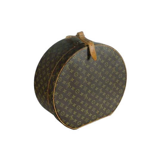Vintage French Louis Vuitton Monogram Hat Box, 40 cm Model