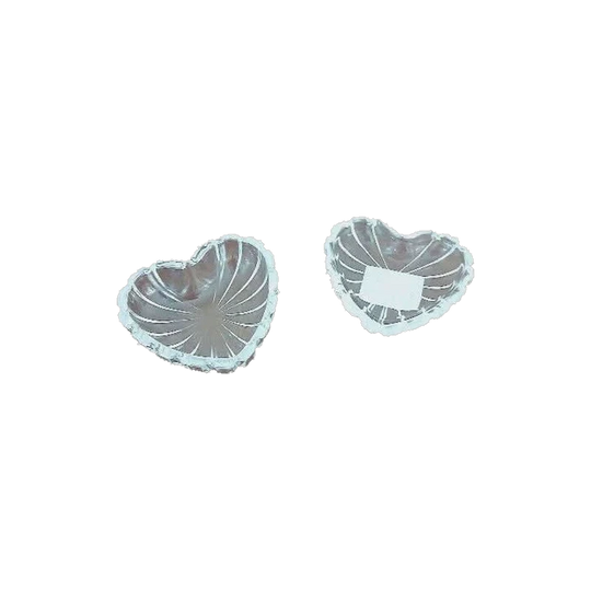 Mikasa Romantic Valentines Glass Covered Heart Trinket Box w/ BOX