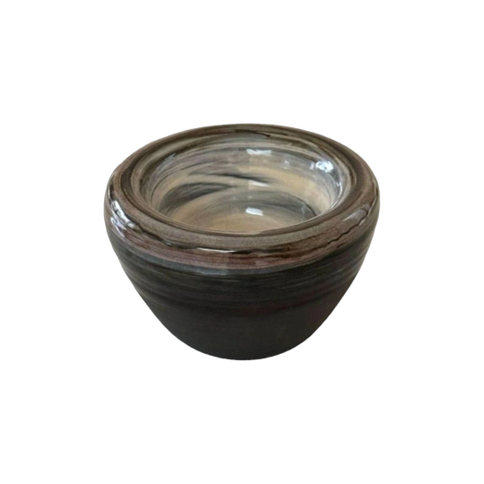 Australian Double-Walled Pottery Bowl by Jane Sawyer
