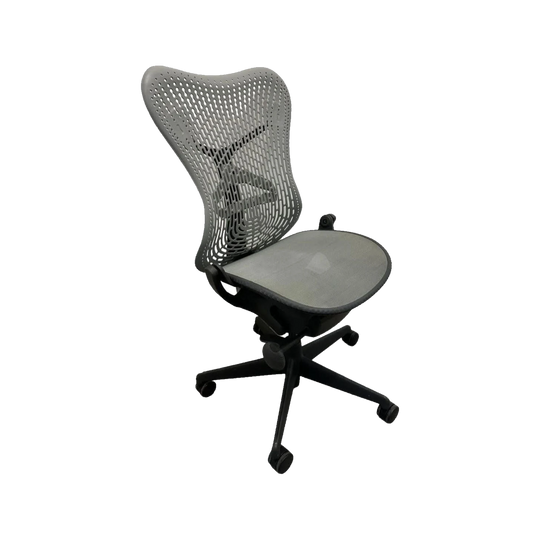 Herman Miller Mirra Office Chair - No Arms - Grey - Back tilt lock
