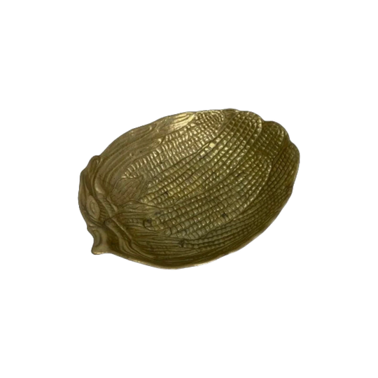 Vintage Italian Brass Corn Bowl
