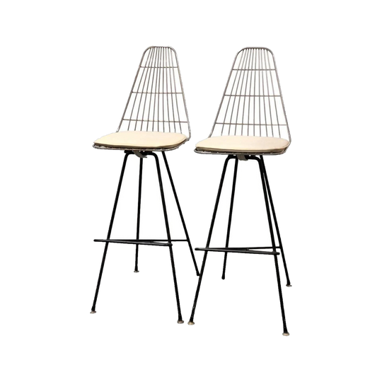 Mid Century, 1950S Metal High / Bar Stools