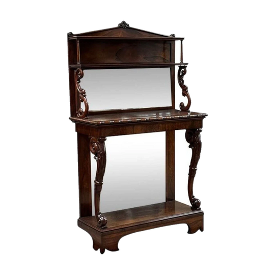 English Regency Rosewood Console Stand, c.1830
