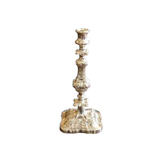 Silver-Plated Lamp Base, c. 1880