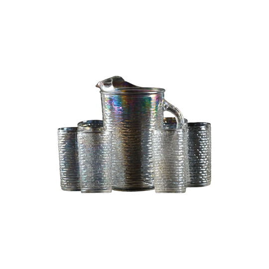 Iridescent Sorena Aurora Anchor Hocking Water Set