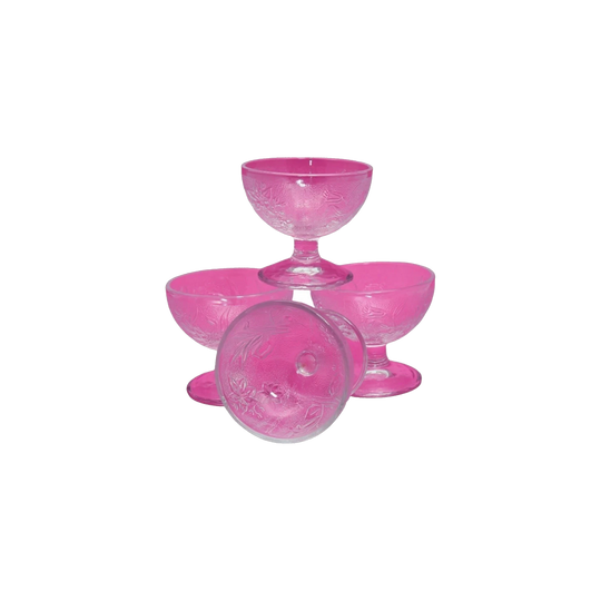 Vintage - KIG Indonesia Dessert Bowl. Champagne Coupe. Cocktails. Set of 4