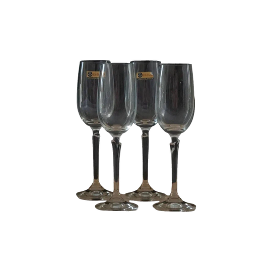 Vintage Bohemia Crystal  Sherry/Port/Wine Glasses