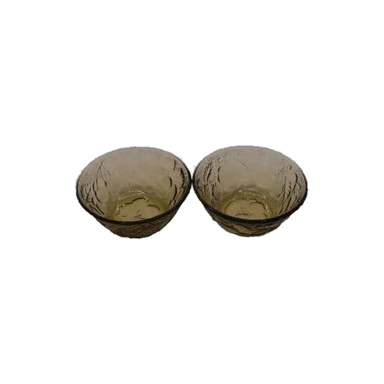 Vintage Italian made Smokey grey bowls. Set of 3