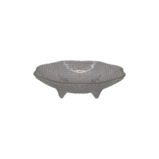 Vintage Hazel-Atlas pressed glass - Hobnail, teardrop Candy dish.