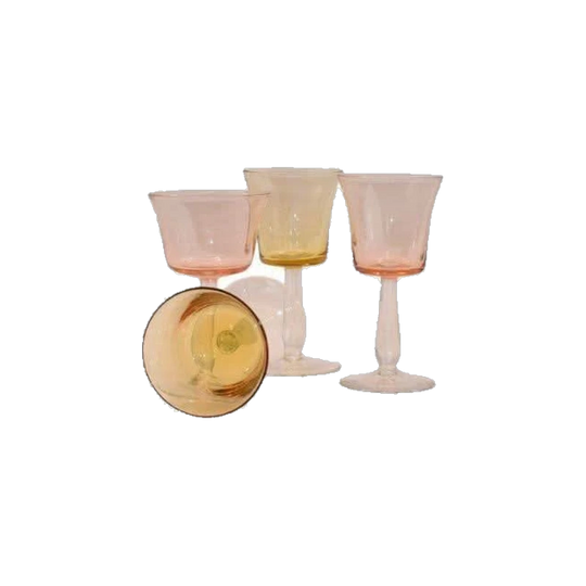 Vintage liqueur/shot glasses. Mix and Match set of 4