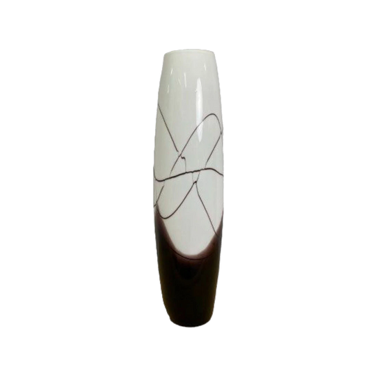 Tall Decorative Art Glass Vase