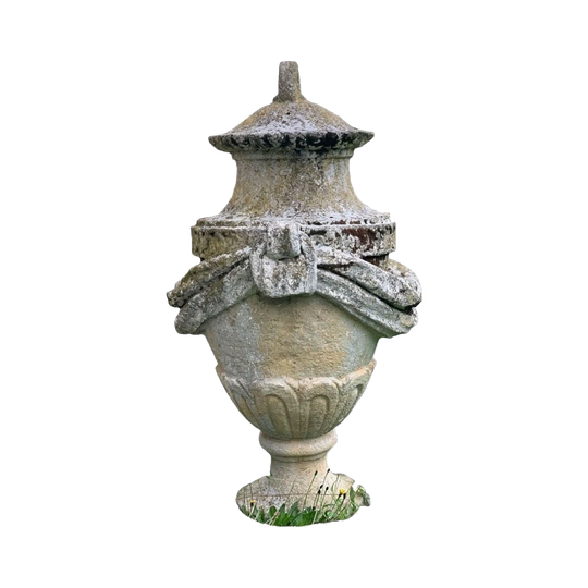 Pair of antique French garden ornaments circa 1780