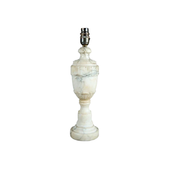 Antique Italian Carved Marble Table Lamp – Rewired to Australian Standards (LT 52)