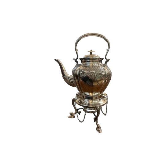 Silver-Plated Spirit Teapot