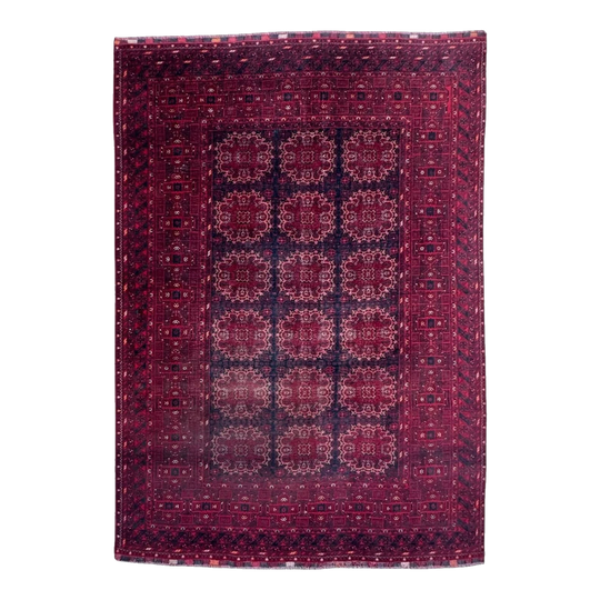 Antique Persian Saroki Rug in Hand-Dyed Ghazni Wool and Silk, 200 x 300 cm