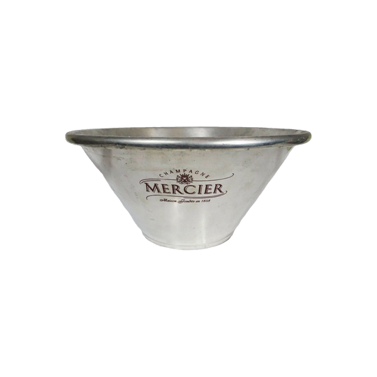 Vintage French Mercier Champagne Ice Bucket Bowl, Polished Pewter, Large, CB 202