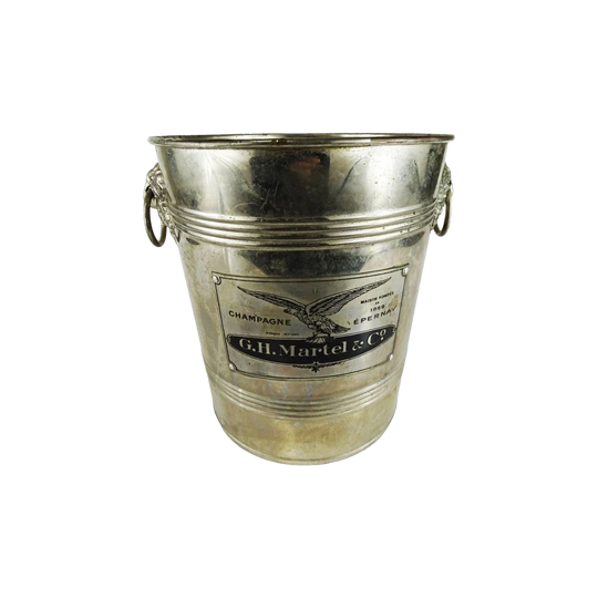 Martel and Co French Champagne Bucket, Chrome on Steel, 21 cm (CB 159)
