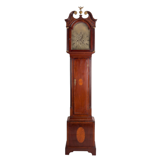 Scottish George III Mahogany Longcase Clock by Joseph Durwood, Edinburgh, Late 1780s