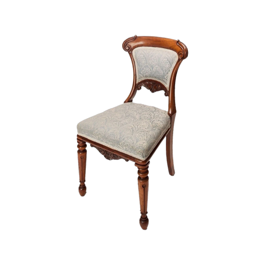 Antique English William IV Rosewood Dining Chairs, Set of 6, c. 1835