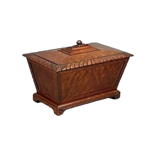 English George IV Mahogany Sarcophagus-Form Cellarette, 1820–1830