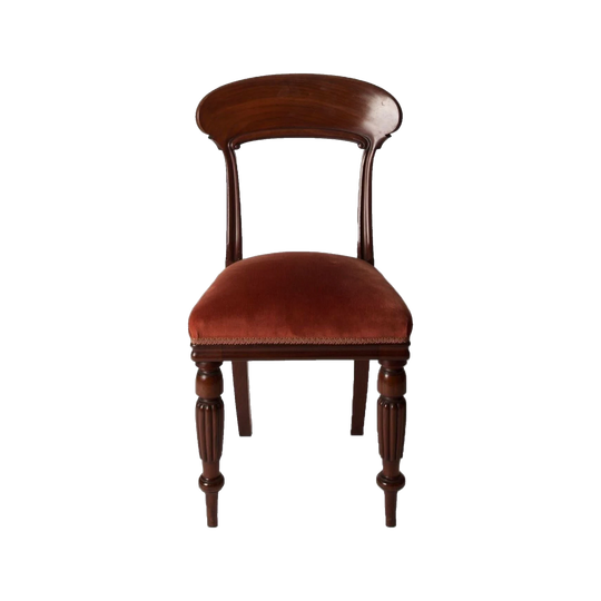 Antique English William IV Mahogany Dining Chairs, Set of 8 (Two Carvers and Six Side Chairs), c. 1830–1837