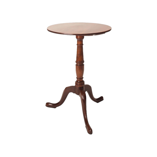 Antique English George III Honduran Mahogany Wine / Lamp / Occasional Table