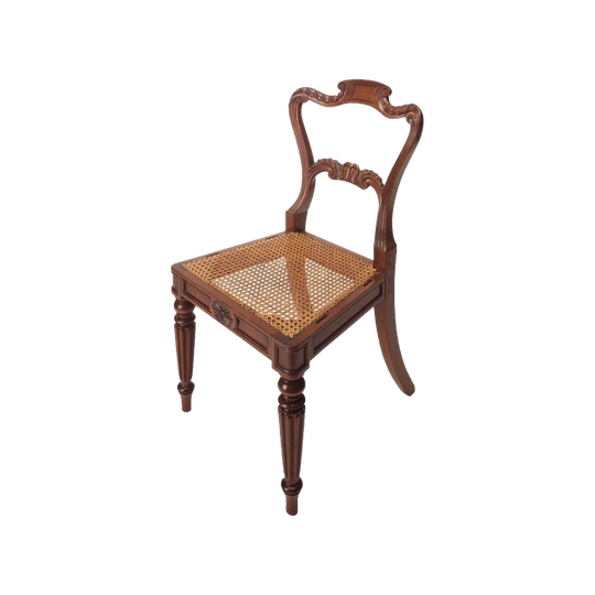Antique George IV English Mahogany Dining Chairs, Set of Six, Attributed to Gillows of Lancashire