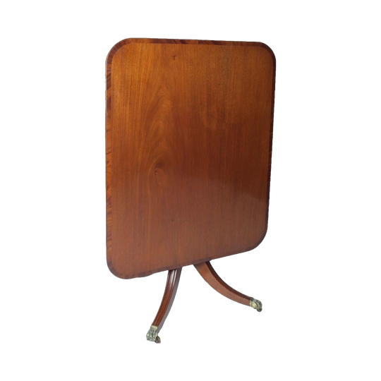 Antique English Regency Mahogany Tilt-Top Breakfast/Dining Table, circa 1815