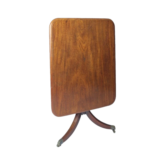 Antique English Regency Mahogany Tilt-Top Breakfast / Dining / Centre Table, c.1810–1820