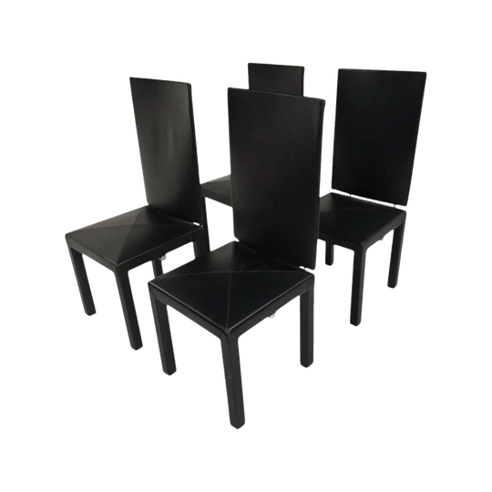 B&B Italia Arcadia Dining Chairs by Paolo Piva, Set of Four, 1980s