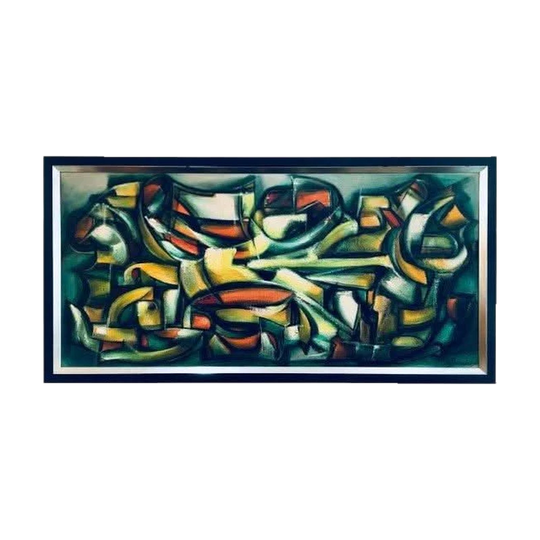 Ojars Bisenieks, 'Change Of Seasons' – Abstract Oil on Board, circa 1972, Signed and Dated