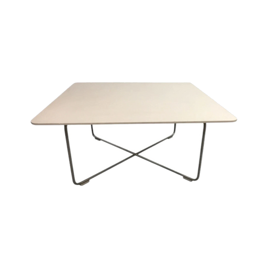 Jasper Morrison for Cappellini Orly Low Table, Satin-Finished Stainless Steel