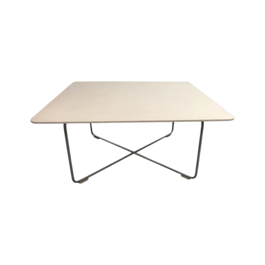 Jasper Morrison for Cappellini Orly Low Table, Satin-Finished Stainless Steel