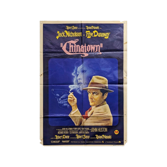 Chinatown Original 1975 Australian Theatrical Release Film Poster (Not Linen Backed)