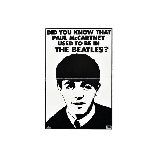 The Beatles “Did You Know?” 20th Anniversary Advertising Posters – Original Vintage, Set of 4 (Parlophone/EMI)