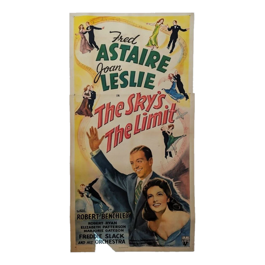 The Sky's The Limit (1943) Movie Poster – Romantic Musical Comedy, Two-Page Print