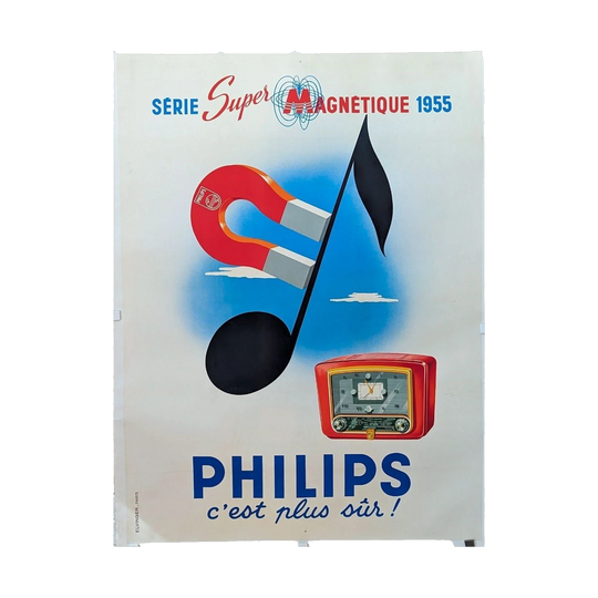 Super Philips French Advertisement, 1955