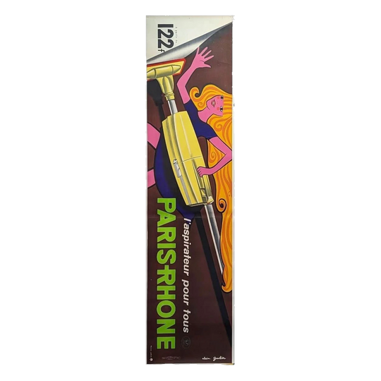 Paris Rhone Vacuum Bus Poster
