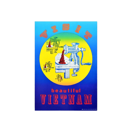 Visit Beautiful Vietnam – Original Vintage Advertising Poster by Lothar Günther Buchheim